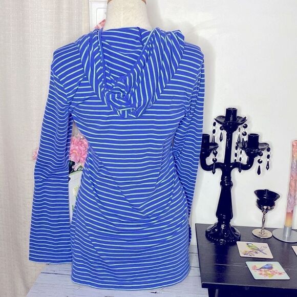 🌷 Columbia🌷 Omni Wick Advanced Evaporation Striped Long Hooded Top - Picture 5 of 9